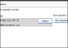 Abbildung des Bedienfelds
