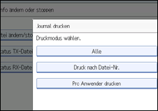 Abbildung des Bedienfelds