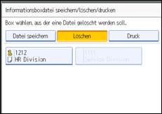 Abbildung des Bedienfelds