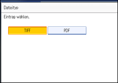Abbildung des Bedienfelds