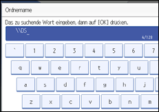 Abbildung des Bedienfelds