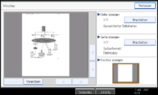 Abbildung des Bedienfelds