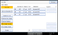 Die Abbildung zeigt die Bedienfeldanzeige