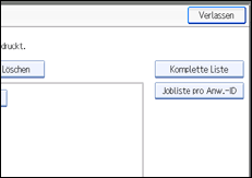 Die Abbildung zeigt die Bedienfeldanzeige