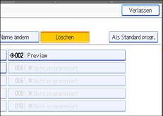 Abbildung Bedienfeldanzeige