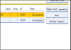 Illustration de l&apos;écran du panneau de commande