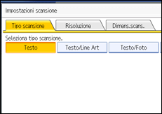 Figura relativa alla schermata del pannello operativo