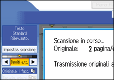 Figura relativa alla schermata del pannello operativo