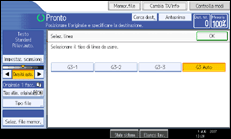 Figura relativa alla schermata del pannello di controllo