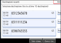 Figura relativa alla schermata del pannello di controllo