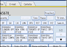 Figura relativa alla schermata del pannello operativo