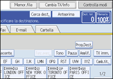 Figura relativa alla schermata del pannello di controllo