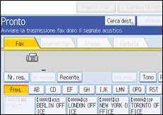 Figura relativa alla schermata del pannello di controllo