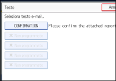 Figura relativa alla schermata del pannello operativo
