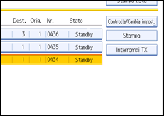 Figura relativa alla schermata del pannello operativo