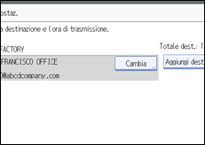 Figura relativa alla schermata del pannello operativo