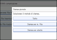 Figura relativa alla schermata del pannello operativo