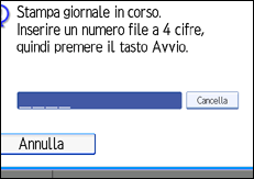 Figura relativa alla schermata del pannello operativo