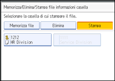 Figura relativa alla schermata del pannello operativo