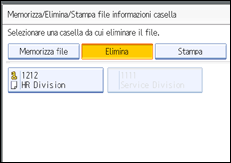 Figura relativa alla schermata del pannello operativo