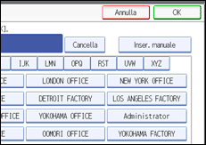 Figura relativa alla schermata del pannello operativo
