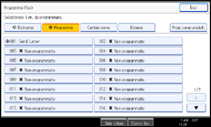 Figura relativa alla schermata del pannello operativo