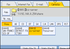 Figura relativa alla schermata del pannello di controllo
