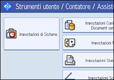 Figura relativa alla schermata del pannello operativo
