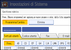 Figura relativa alla schermata del pannello operativo