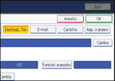 Figura relativa alla schermata del pannello operativo