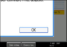 Figura relativa alla schermata del pannello operativo