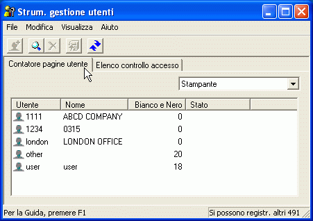 Immagine schermata applicazione
