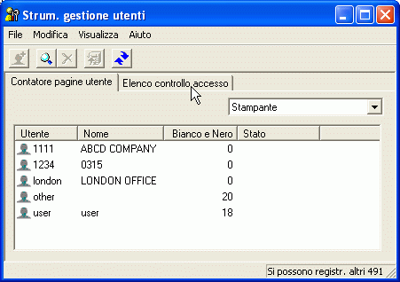 Immagine schermata applicazione