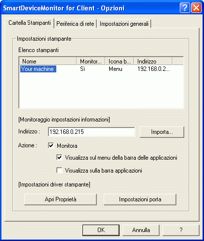 Immagine schermata applicazione