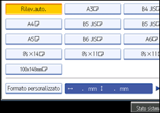 Illustrazione schermata pannello di conrollo