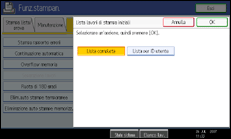 Illustrazione schermata pannello di conrollo