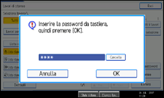Illustrazione schermata pannello di conrollo