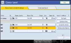 Illustrazione schermata pannello di conrollo