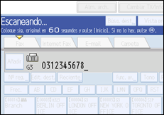 Ilustración de la pantalla del panel de operaciones