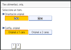 Ilustración del panel de operaciones