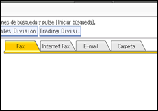 Ilustración de la pantalla del panel de operaciones