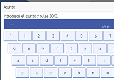 Ilustración de la pantalla del panel de operaciones