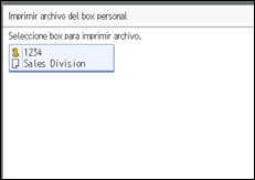 Ilustración de la pantalla del panel de operaciones
