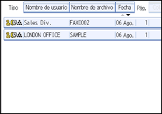 Ilustración de la pantalla del panel de operaciones