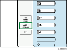Illustratie van indicatielampje Bestand ontvangen