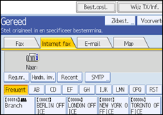 Illustratie van scherm bedieningspaneel