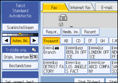 Illustratie van scherm bedieningspaneel