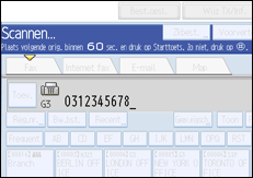 Illustratie van scherm bedieningspaneel