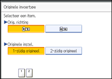 Schermafbeelding Bedieningspaneel