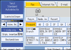 Schermafbeelding Bedieningspaneel
